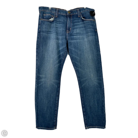 Jeans Straight By Current/elliott In Blue Denim, Size: 18