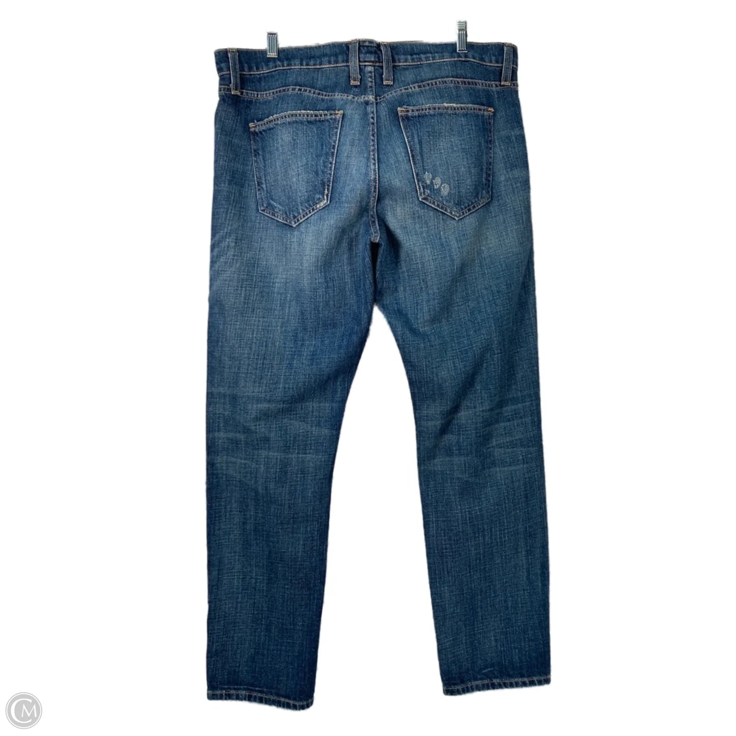 Jeans Straight By Current/elliott In Blue Denim, Size: 18