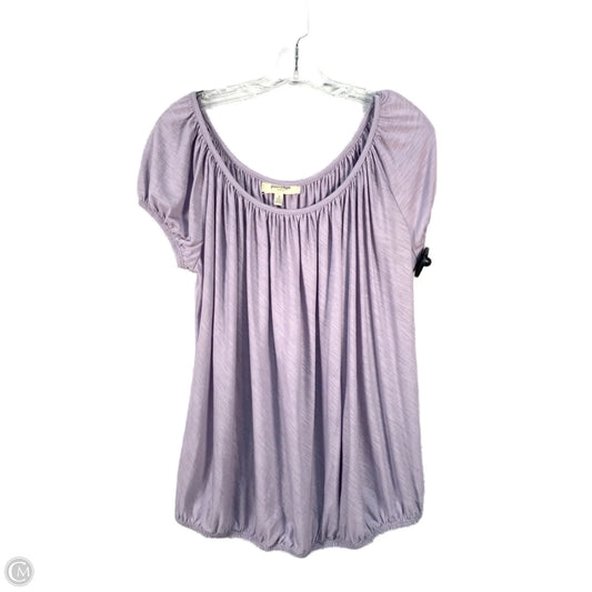 Top Short Sleeve By Porridge In Purple, Size: M