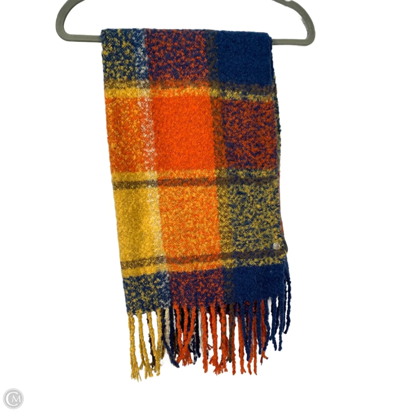 Scarf Winter By Clothes Mentor In Orange & Yellow