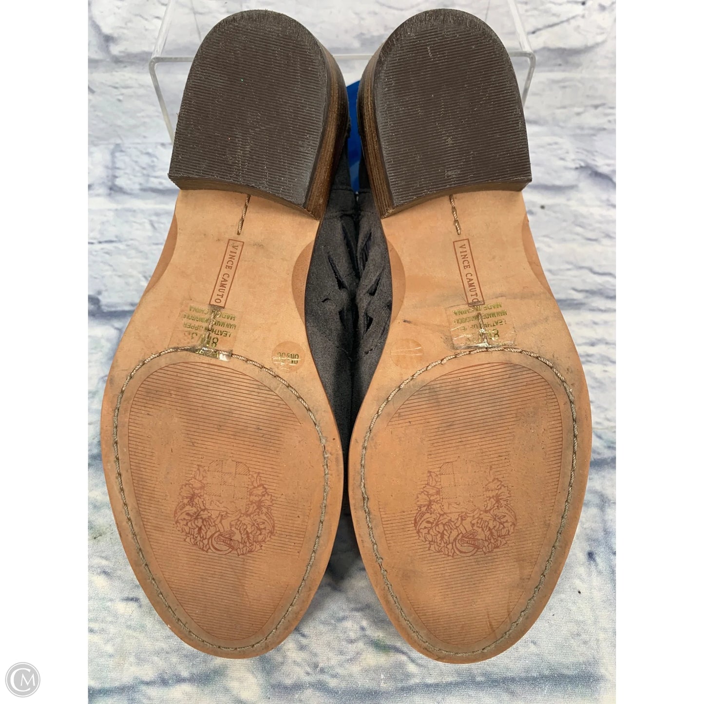 Boots Ankle Flats By Vince Camuto In Grey, Size: 8