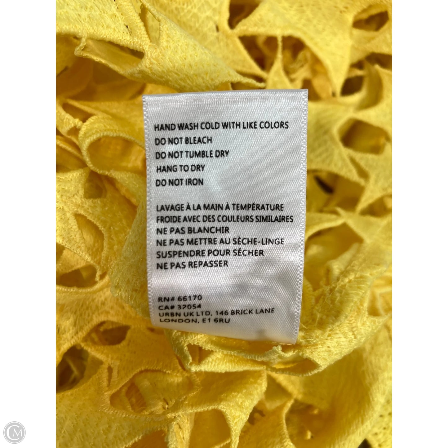 Swimwear Cover-up By Maeve In Yellow, Size: Osfm