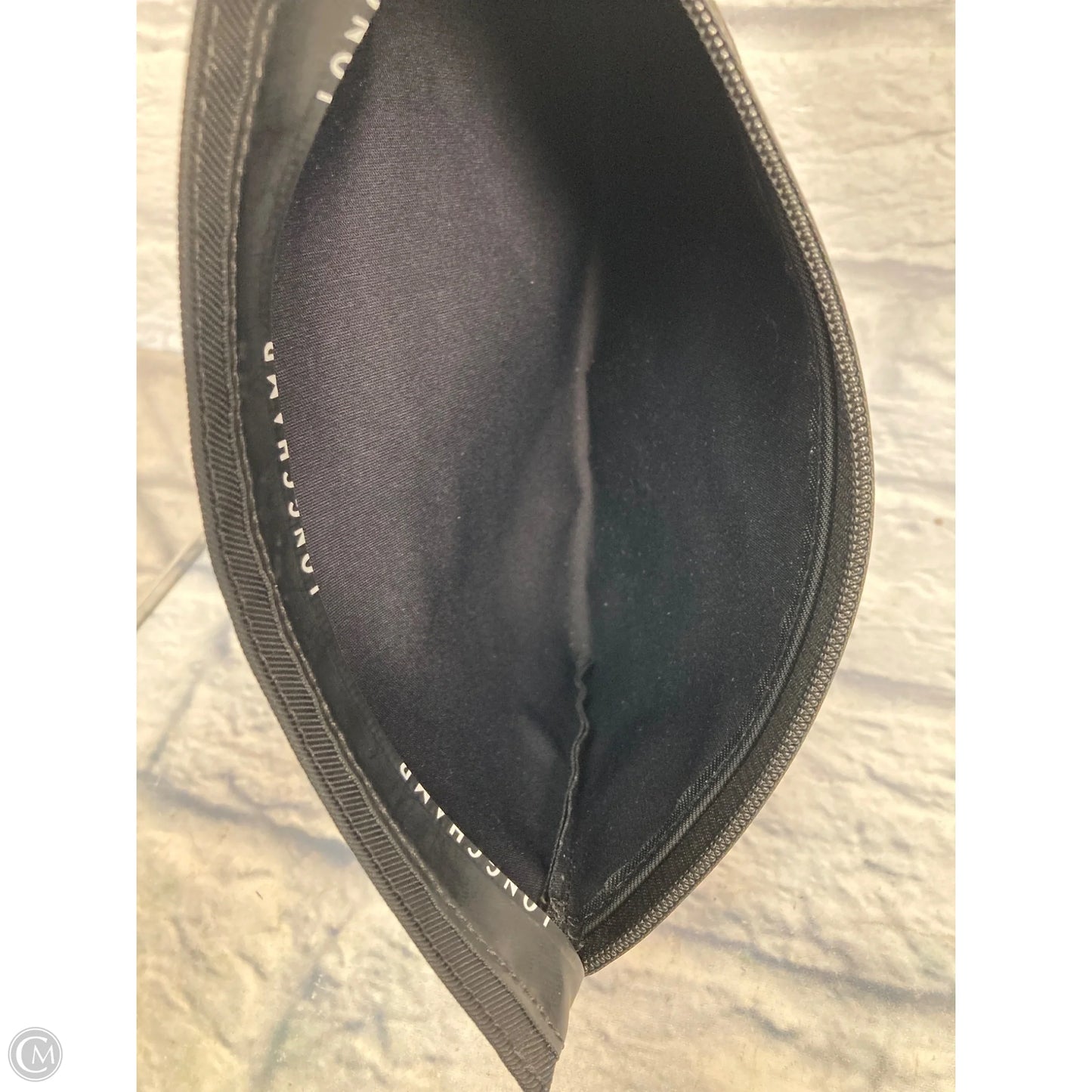 Makeup Bag Designer By Longchamp, Size: Large