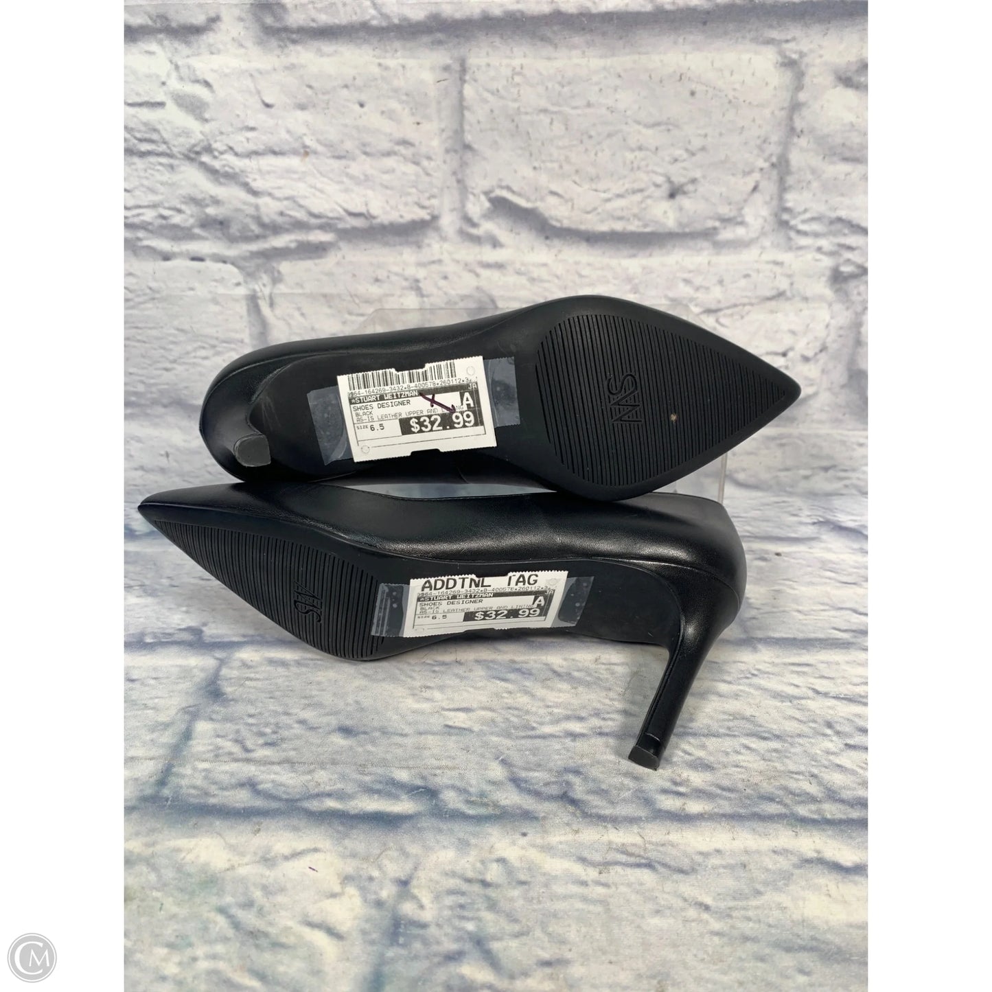 Shoes Designer By Stuart Weitzman In Black, Size: 6.5