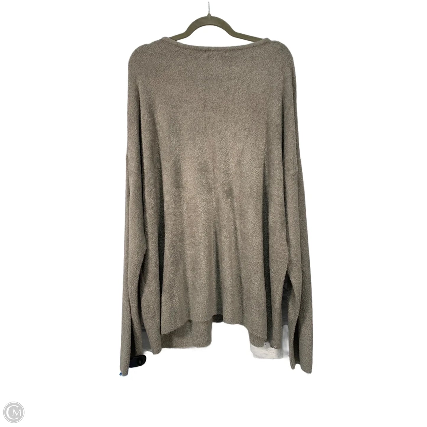 Sweater By Barefoot Dreams In Grey, Size: 3x