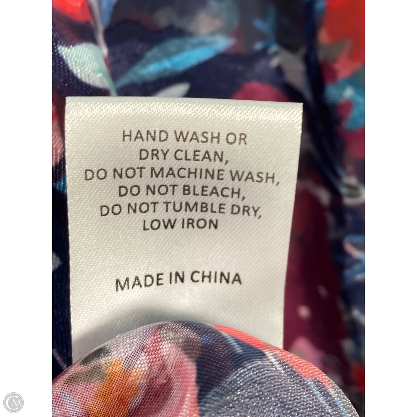 Top Long Sleeve By Hutch In Blue & Pink, Size: S