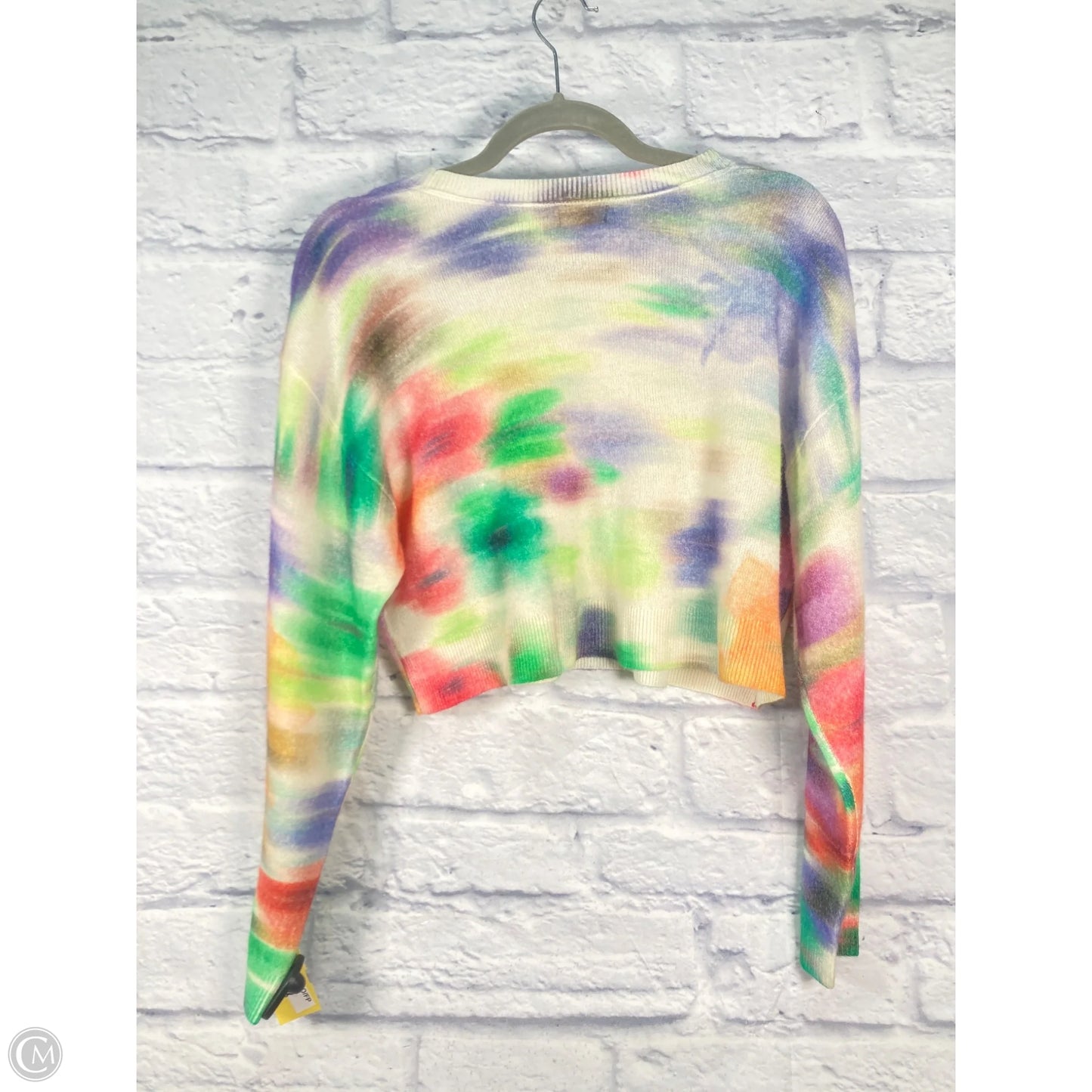 Sweater Cashmere By Pilcro In Green & Purple, Size: Xxs