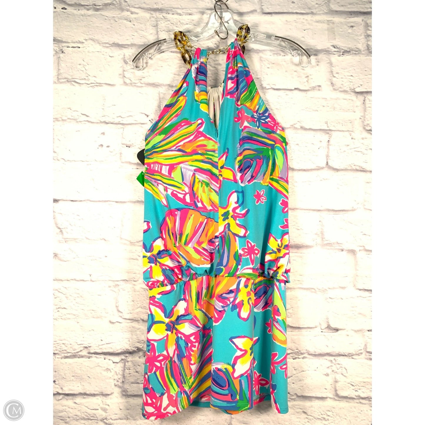 Dress Designer By Lilly Pulitzer In Blue & Orange, Size: S