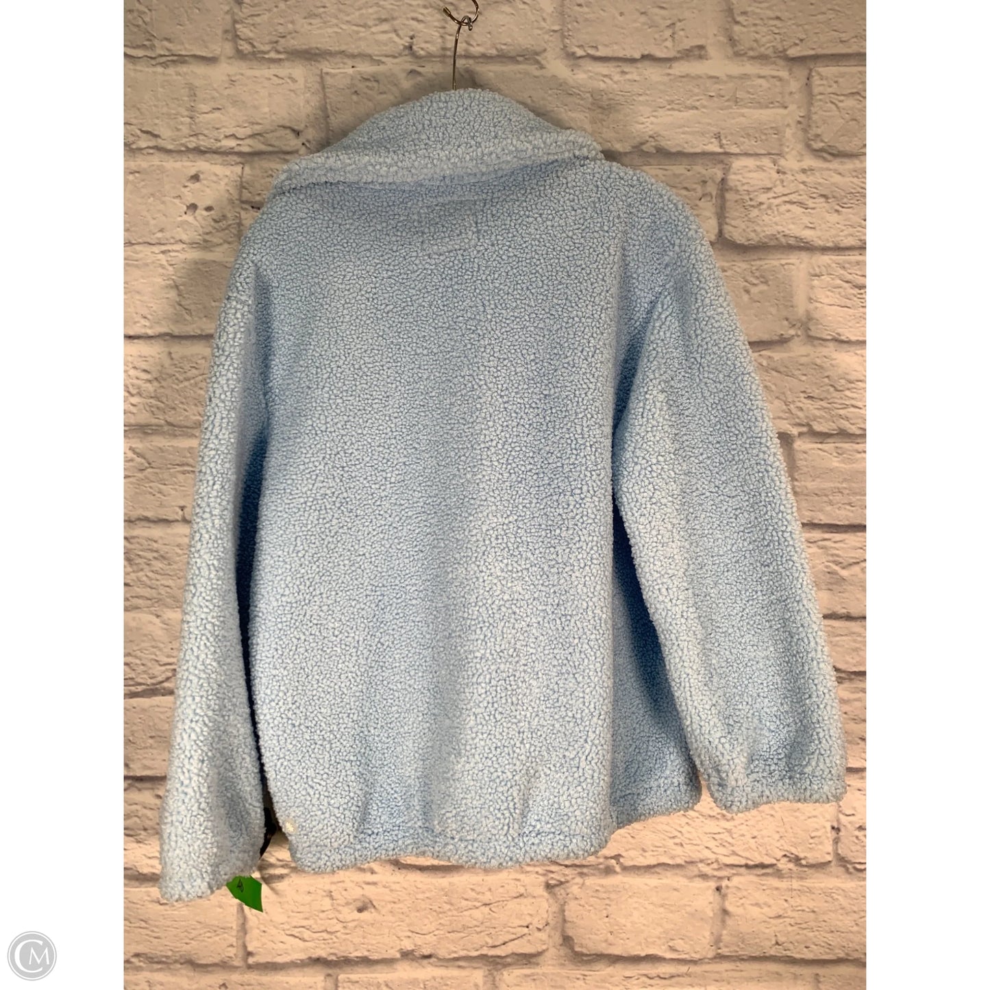 Jacket Fleece By Athleta In Blue, Size: L