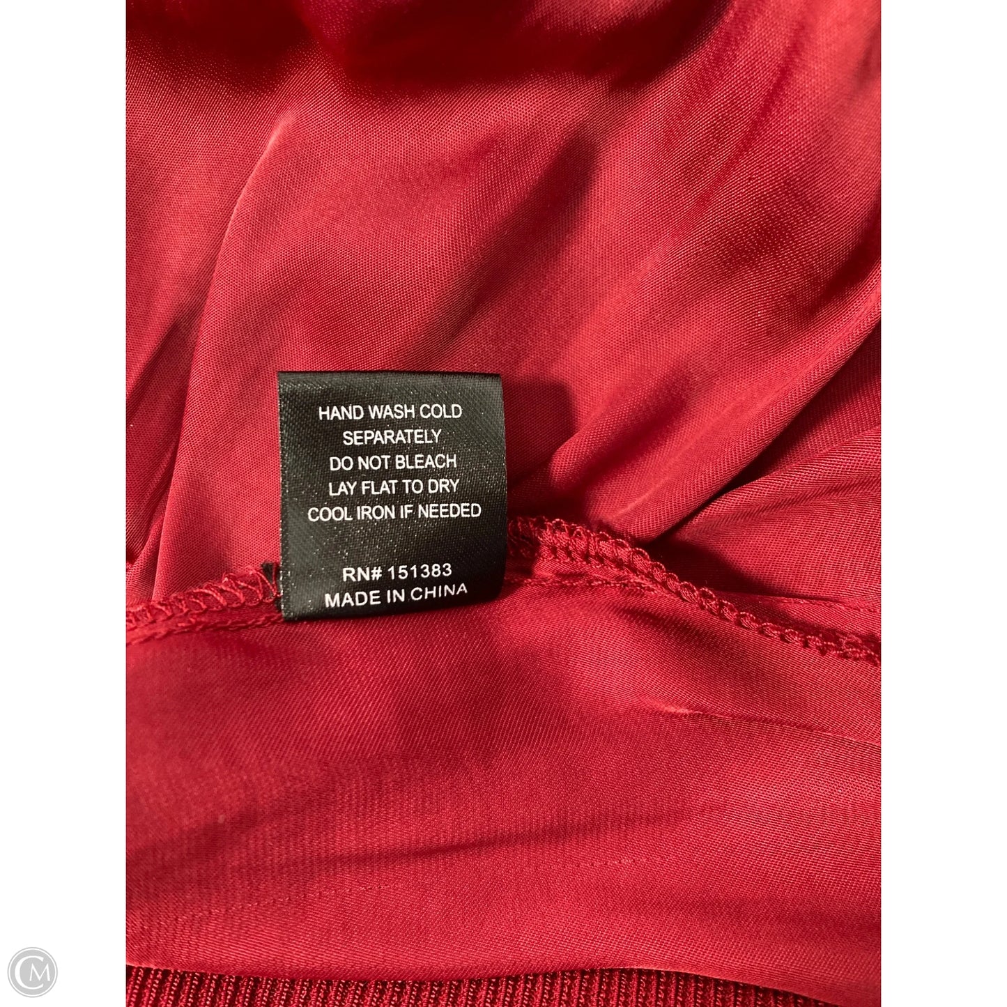 Top Long Sleeve By Current Air In Red, Size: Xs
