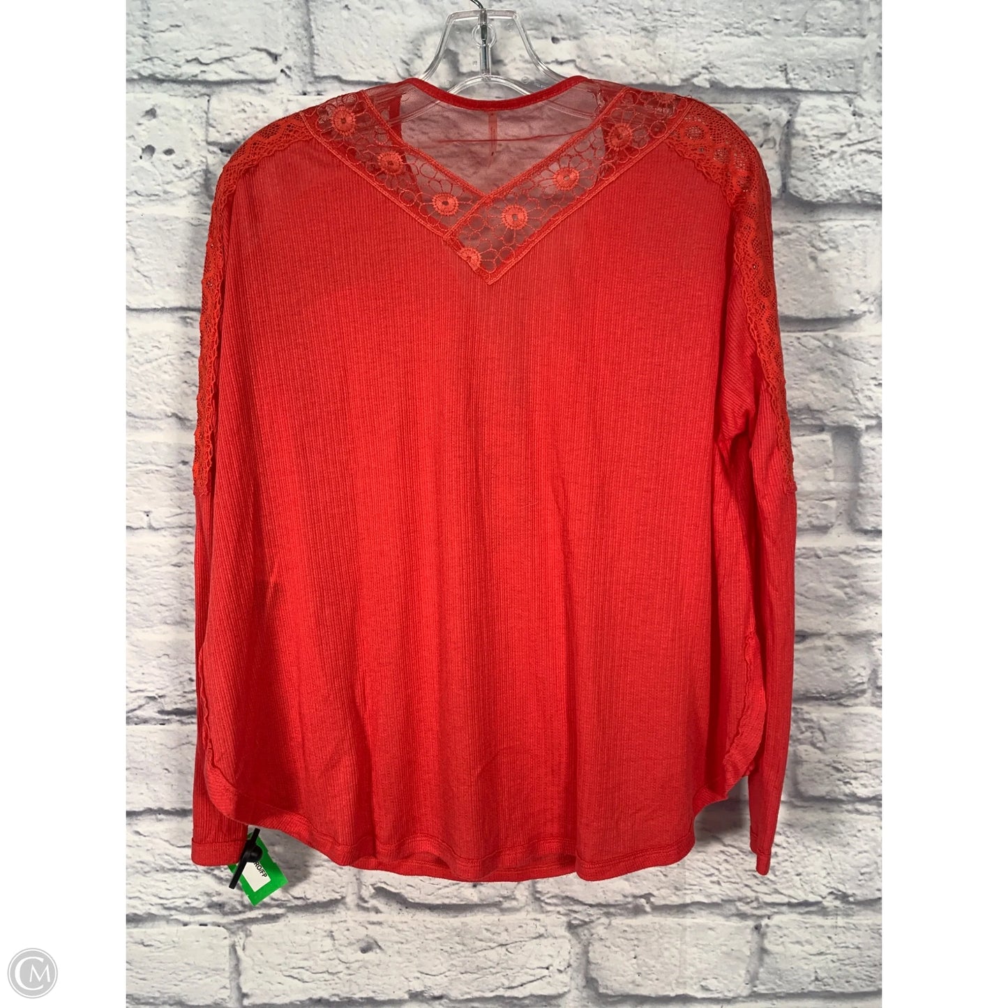 Top Long Sleeve By Free People In Red, Size: Xs