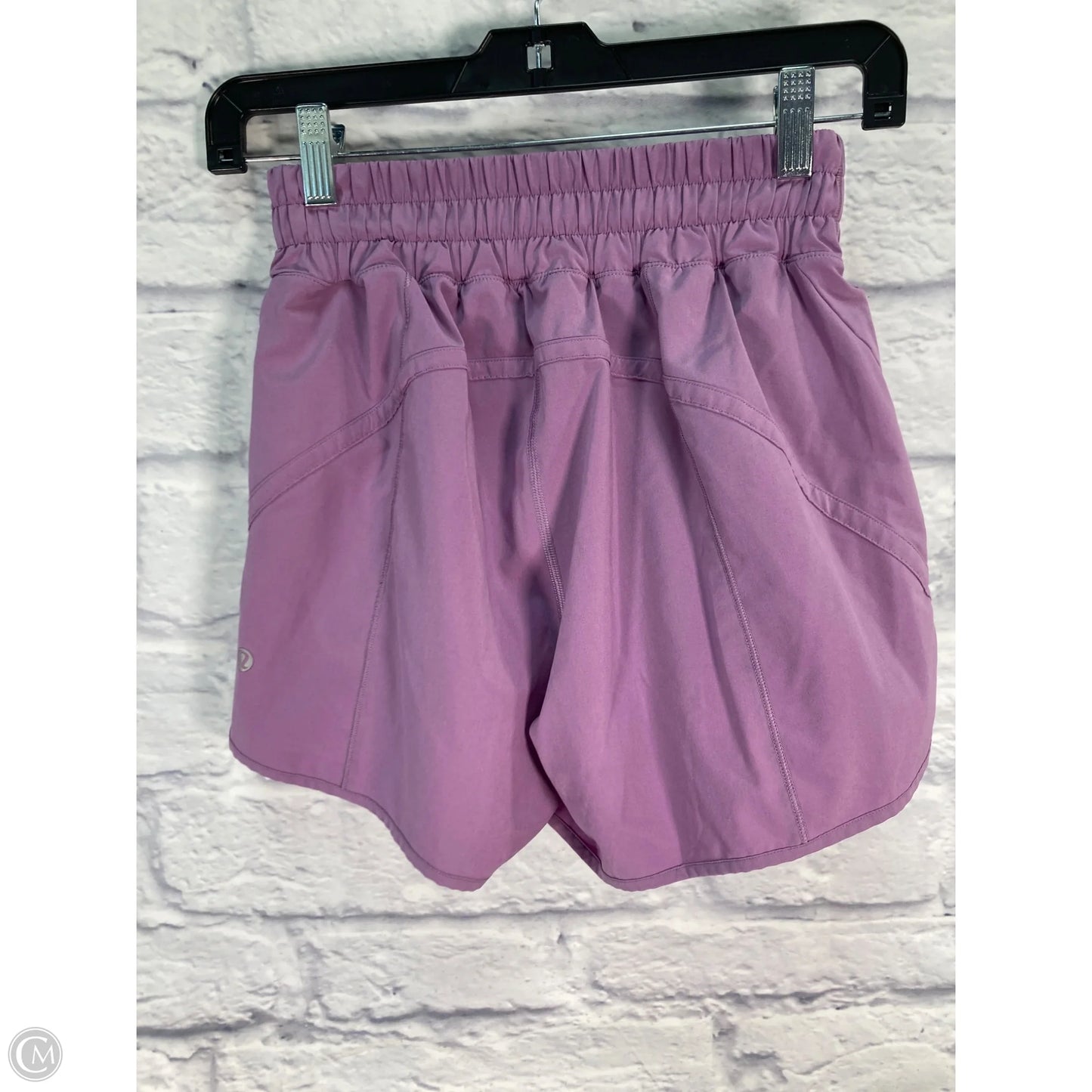 Athletic Shorts By Lululemon In Purple, Size: 4