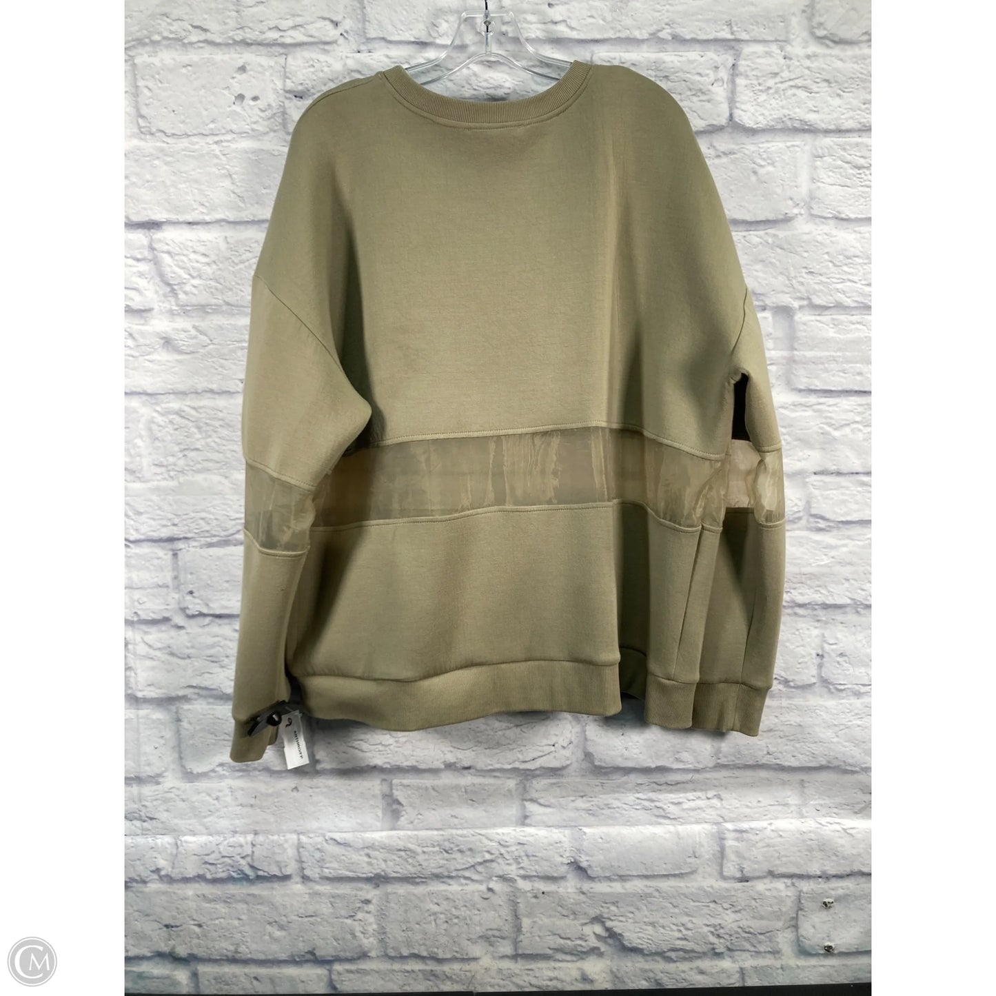 Sweatshirt Crewneck By Anthropologie In Green, Size: Xl