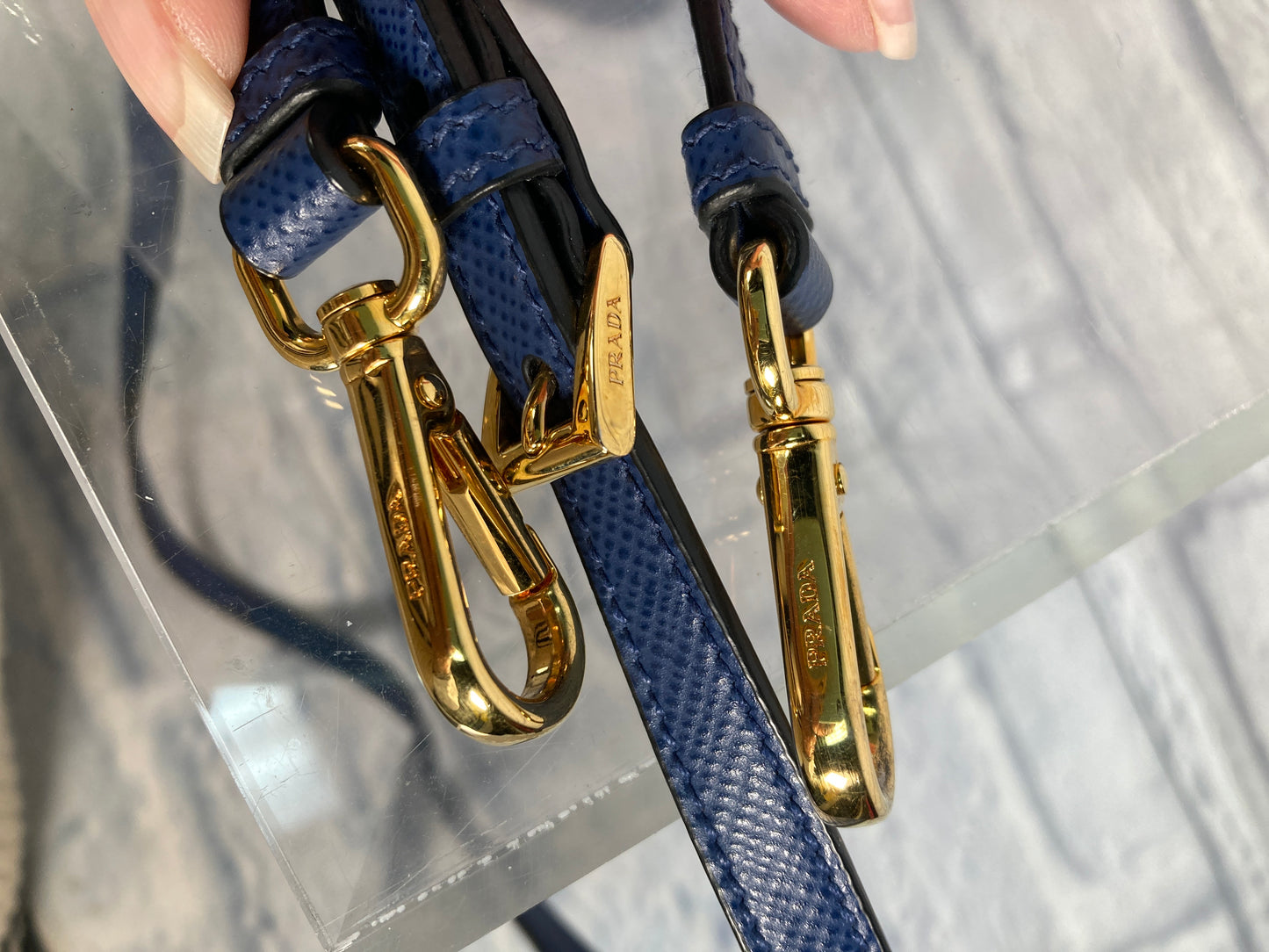 Handbag Luxury Designer By Prada, Size: Large