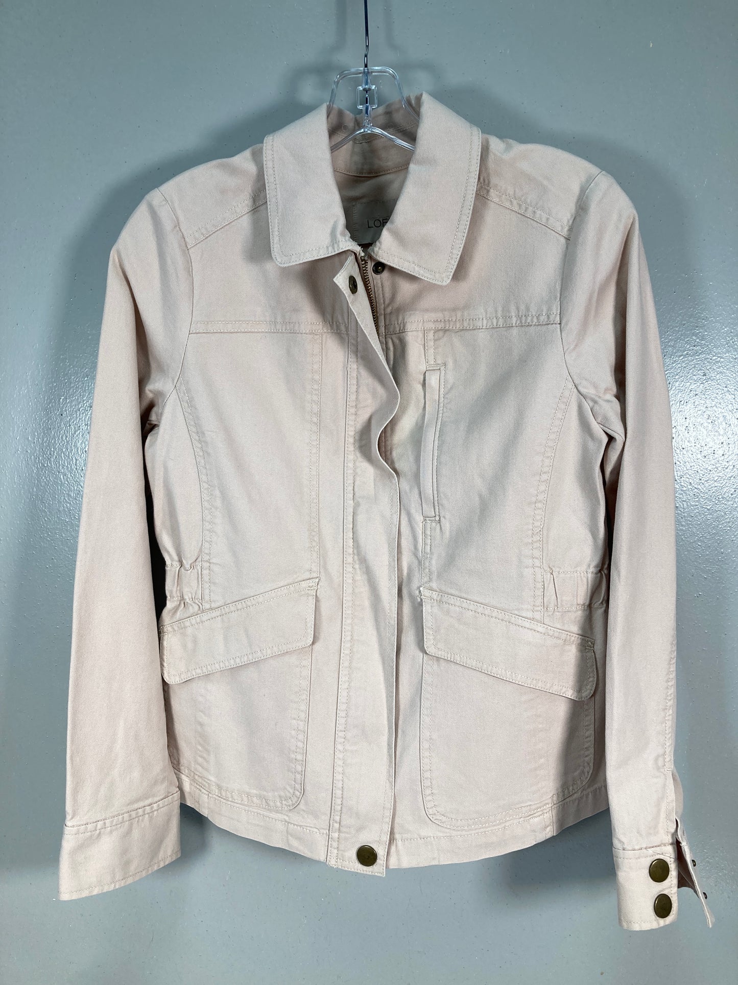 Jacket Denim By Loft O Size: S
