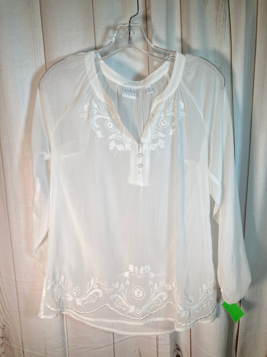 Blouse Long Sleeve By New York And Co  Size: Xs