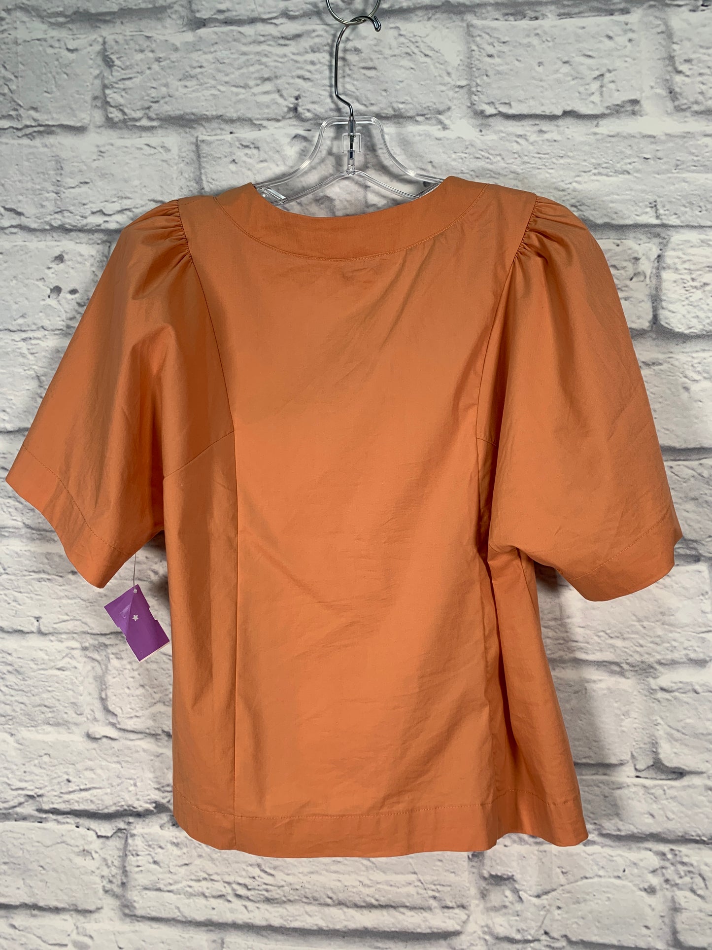 Orange Top Short Sleeve Evereve, Size M