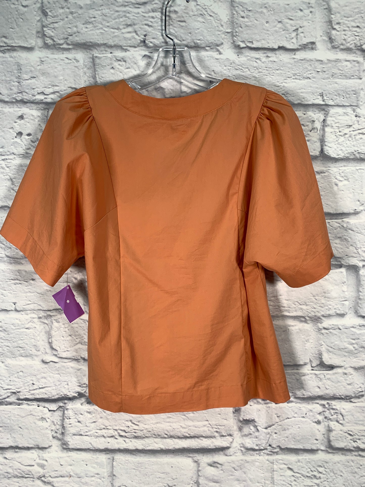 Orange Top Short Sleeve Evereve, Size M