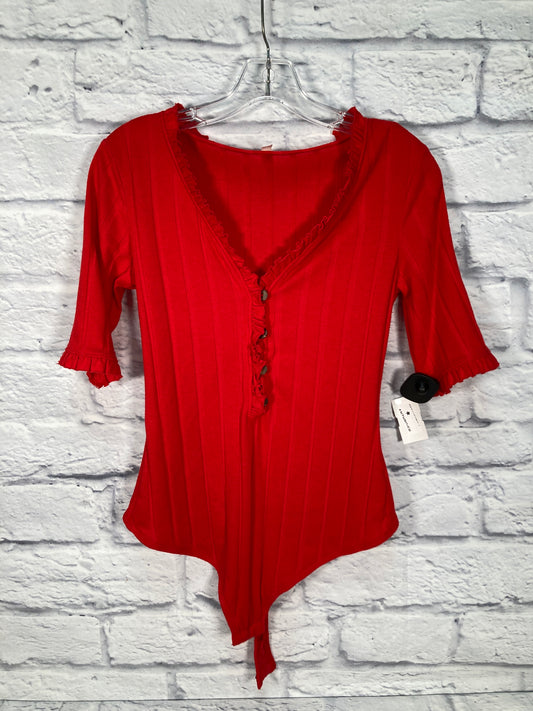 Bodysuit By Free People In Red, Size: M