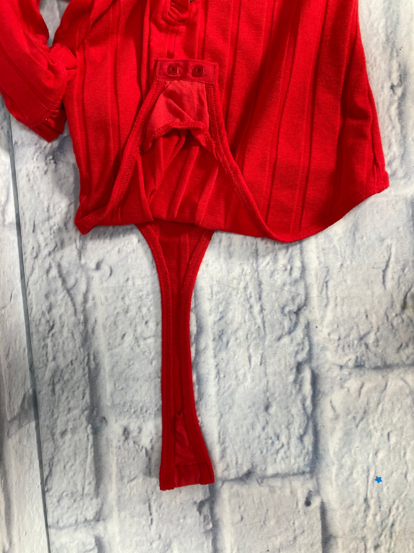 Bodysuit By Free People In Red, Size: M