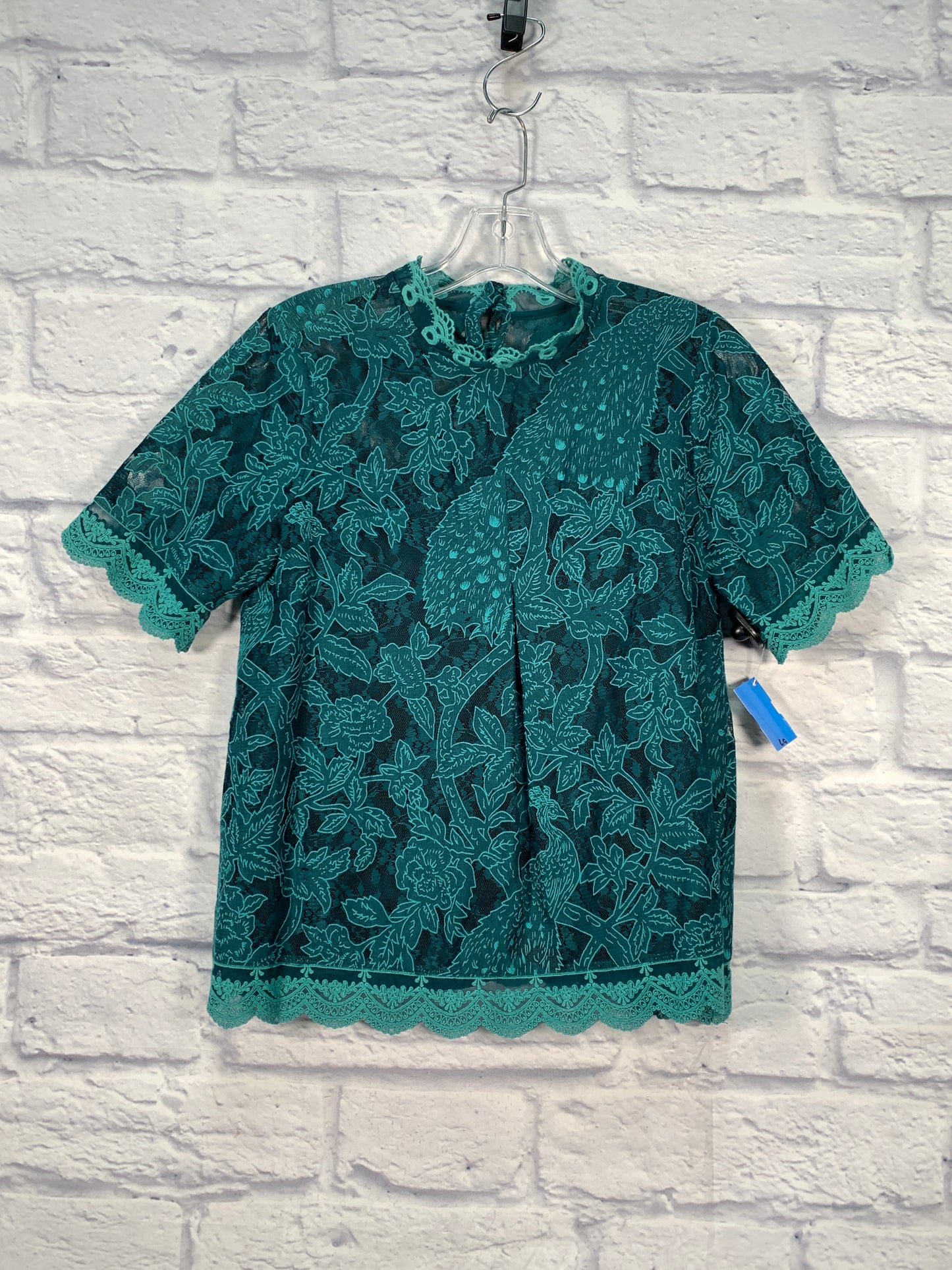 Top Short Sleeve By Hd In Paris In Teal, Size: S