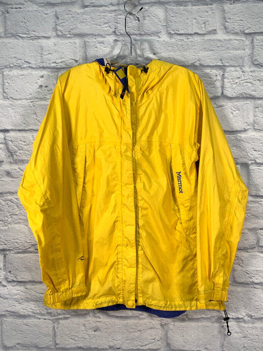 Jacket Windbreaker By Marmot In Yellow, Size: L