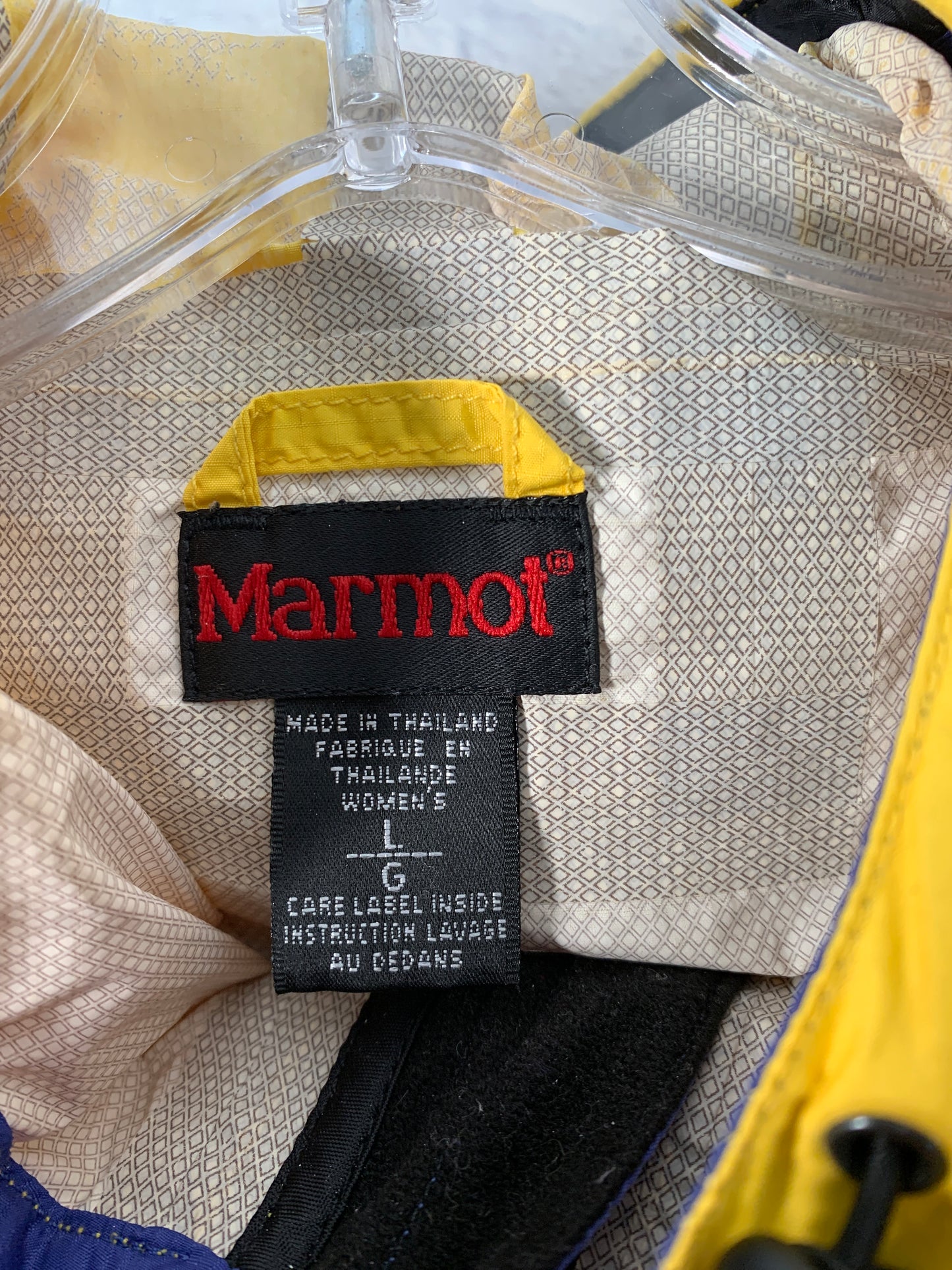 Jacket Windbreaker By Marmot In Yellow, Size: L