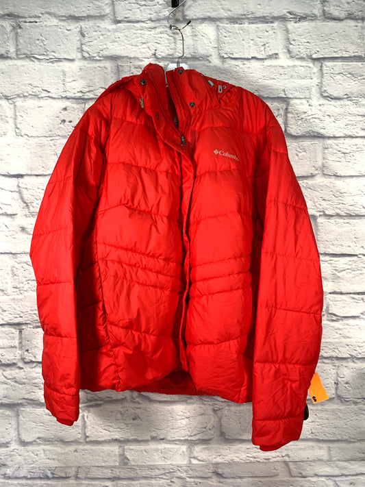 Coat Parka By Columbia In Red, Size: Xl