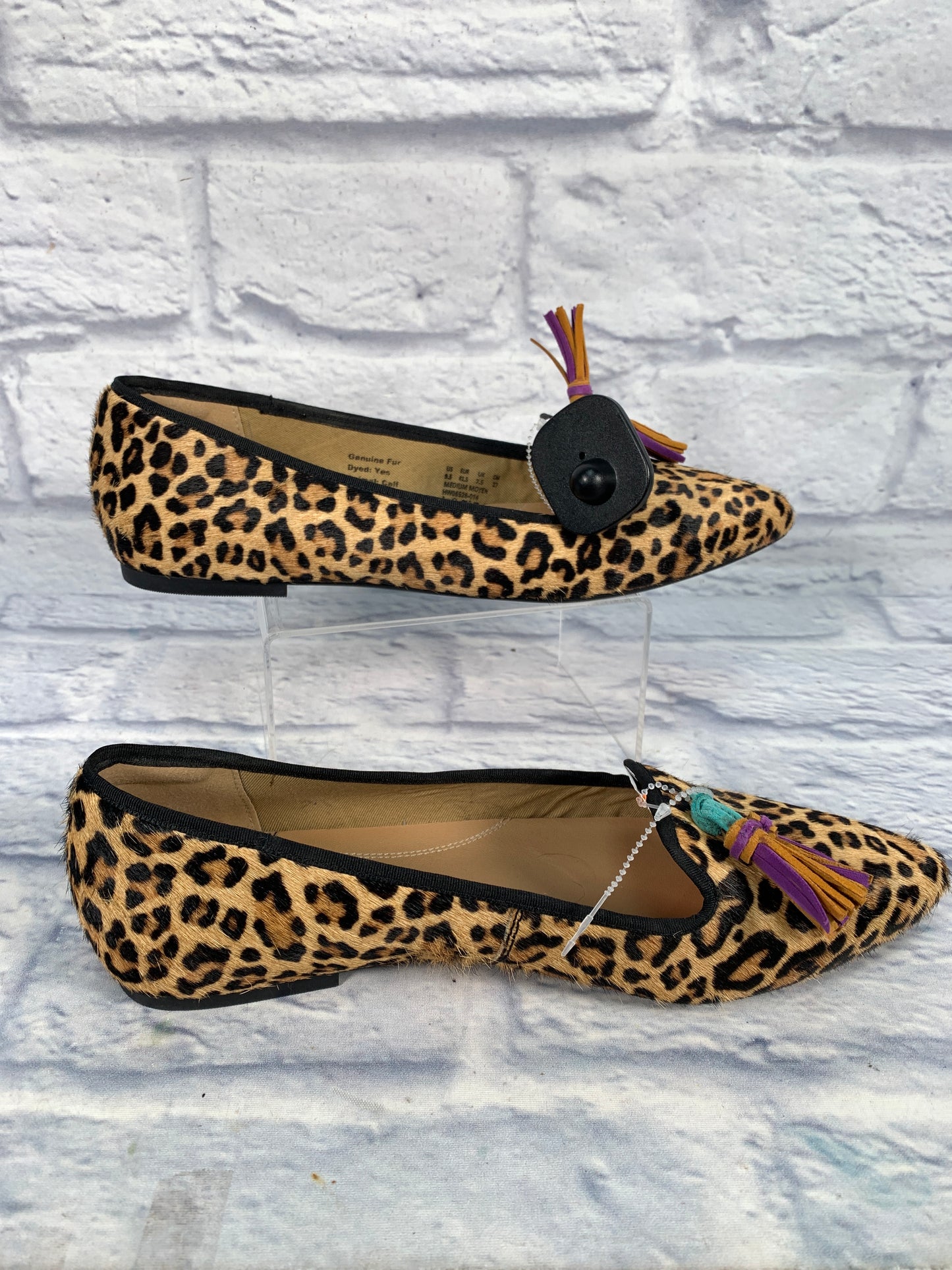 Shoes Flats By Hush Puppies In Animal Print, Size: 9.5