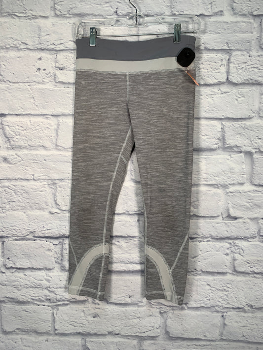 Athletic Capris By Lululemon In Grey, Size: S