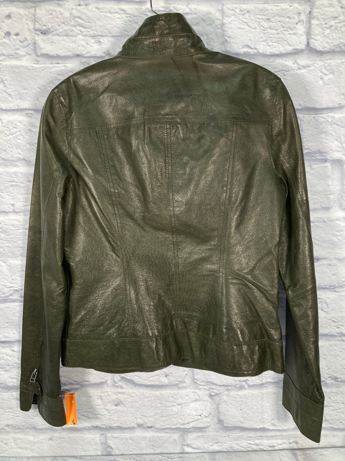 Jacket Leather By Bb Dakota In Green, Size: M