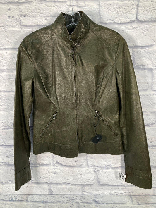 Jacket Leather By Bb Dakota In Green, Size: M