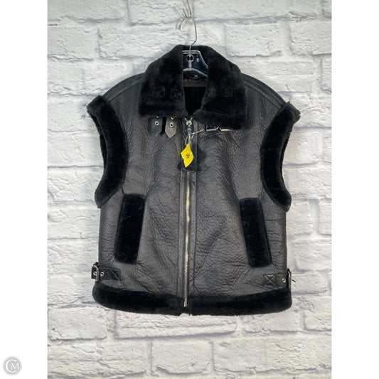 Vest Faux Fur & Sherpa By Blanknyc In Black, Size: Xs