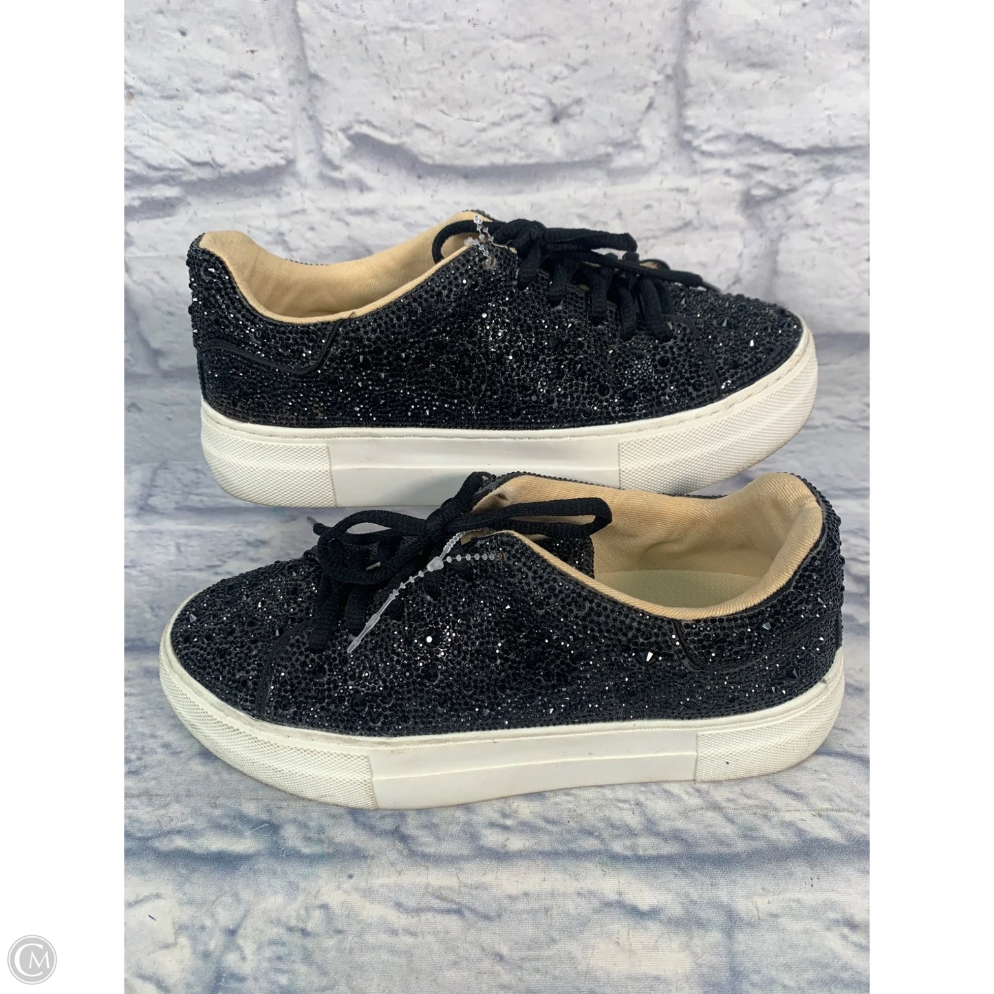 Shoes Sneakers Platform By Betsey Johnson In Black, Size: 6