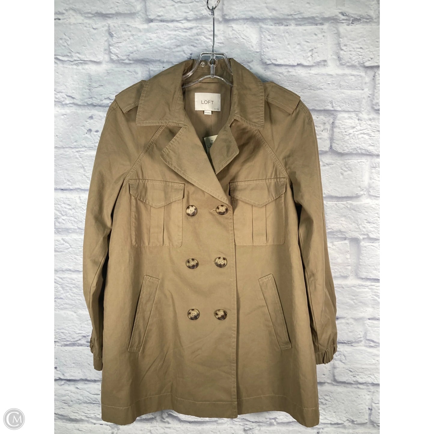 Jacket Utility By Loft In Tan, Size: Xsp