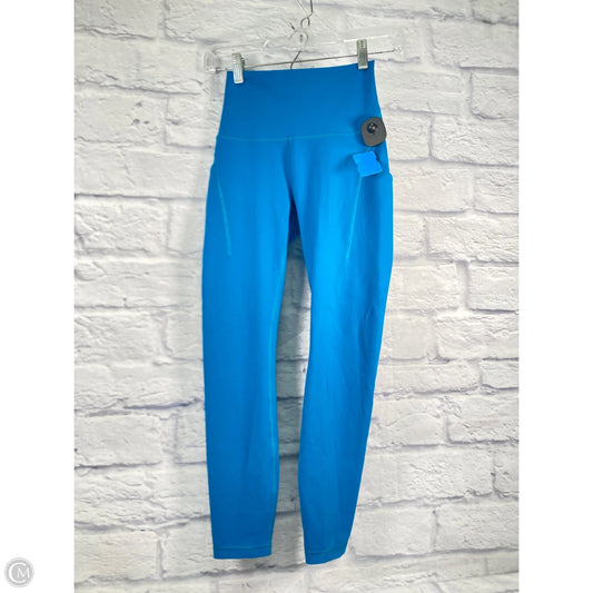 Athletic Leggings Capris By Lululemon In Blue, Size: S