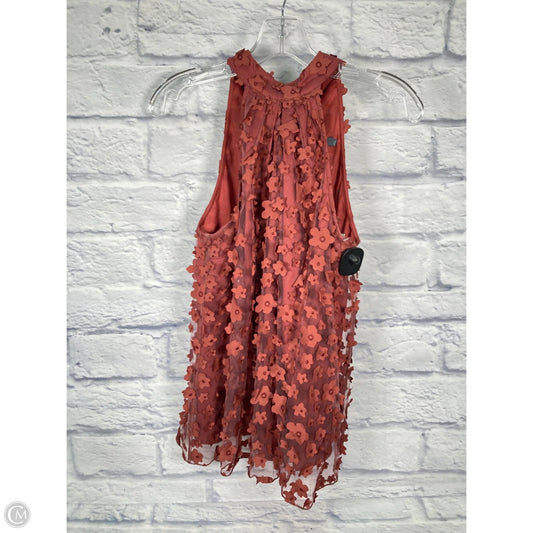 Top Sleeveless By Eva Franco In Mauve, Size: Xs