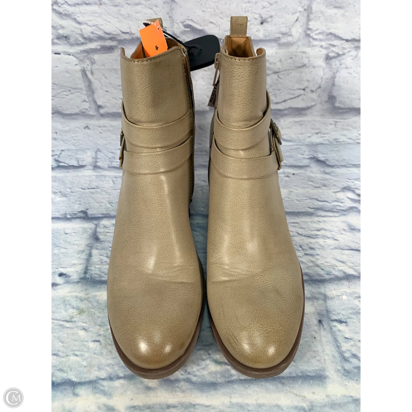 Boots Ankle Heels By Corkys In Tan, Size: 11