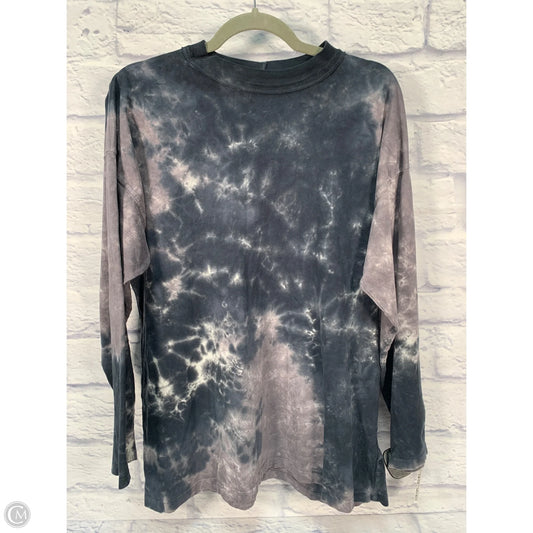 Top Long Sleeve By We The Free In Tie Dye Print, Size: S