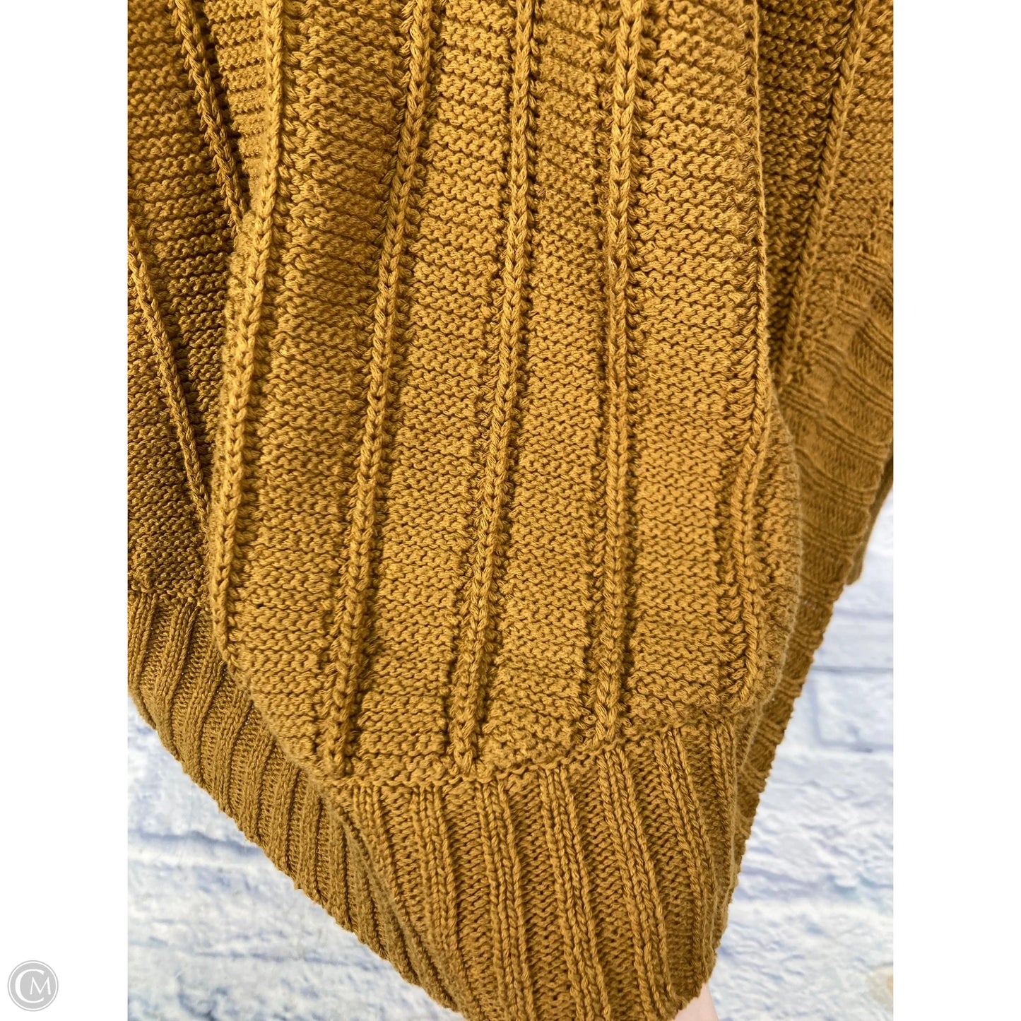 Sweater By Anthropologie In Yellow, Size: S