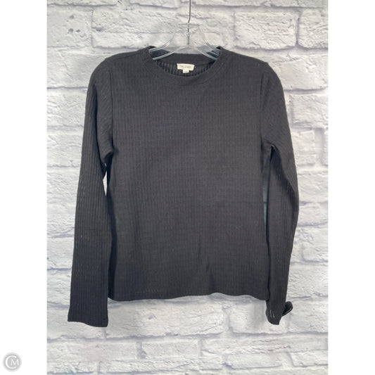 Top Long Sleeve By Pilcro In Black, Size: M