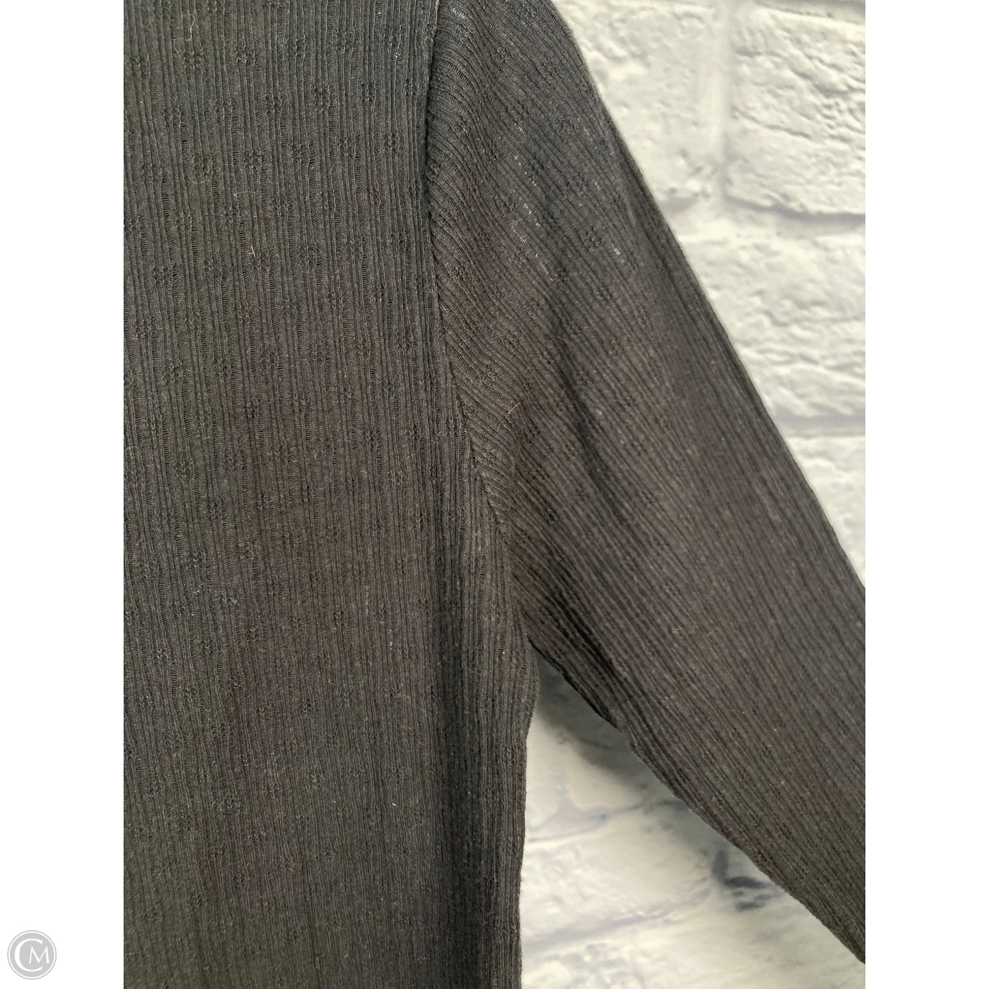 Top Long Sleeve By Pilcro In Black, Size: M