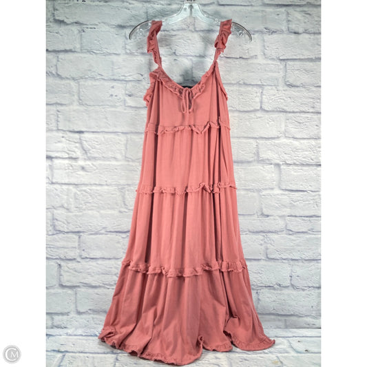 Dress Casual Midi By J. Crew In Pink, Size: S