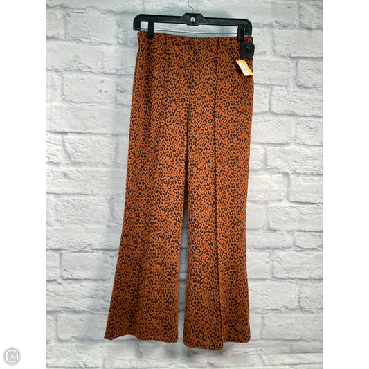 Pants Cropped By Eva Franco In Black & Brown, Size: 4