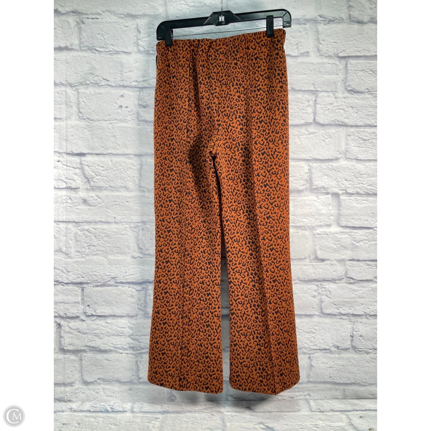 Pants Cropped By Eva Franco In Black & Brown, Size: 4