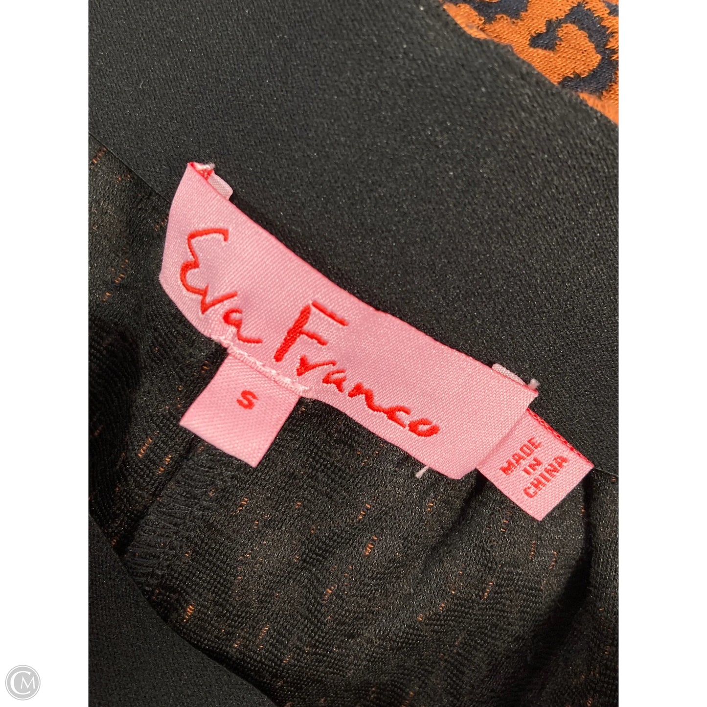 Pants Cropped By Eva Franco In Black & Brown, Size: 4