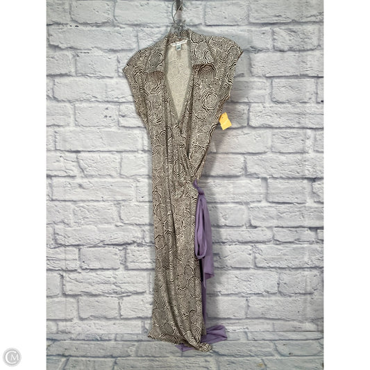 Dress Designer By Diane Von Furstenberg In Brown & Purple, Size: S