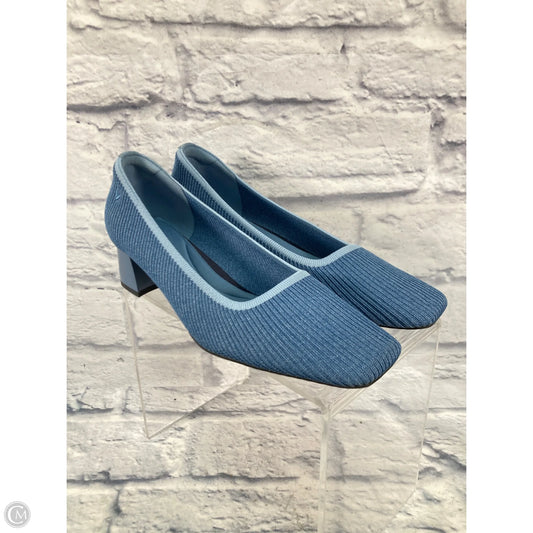 Shoes Heels Block By Vivaia In Blue, Size: 10.5