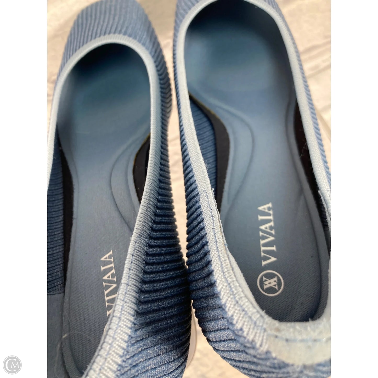 Shoes Heels Block By Vivaia In Blue, Size: 10.5