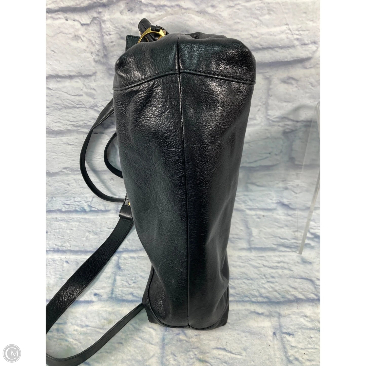 Handbag Leather By Margot, Size: Large